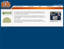 Tablet Screenshot of krconstructioninc.com